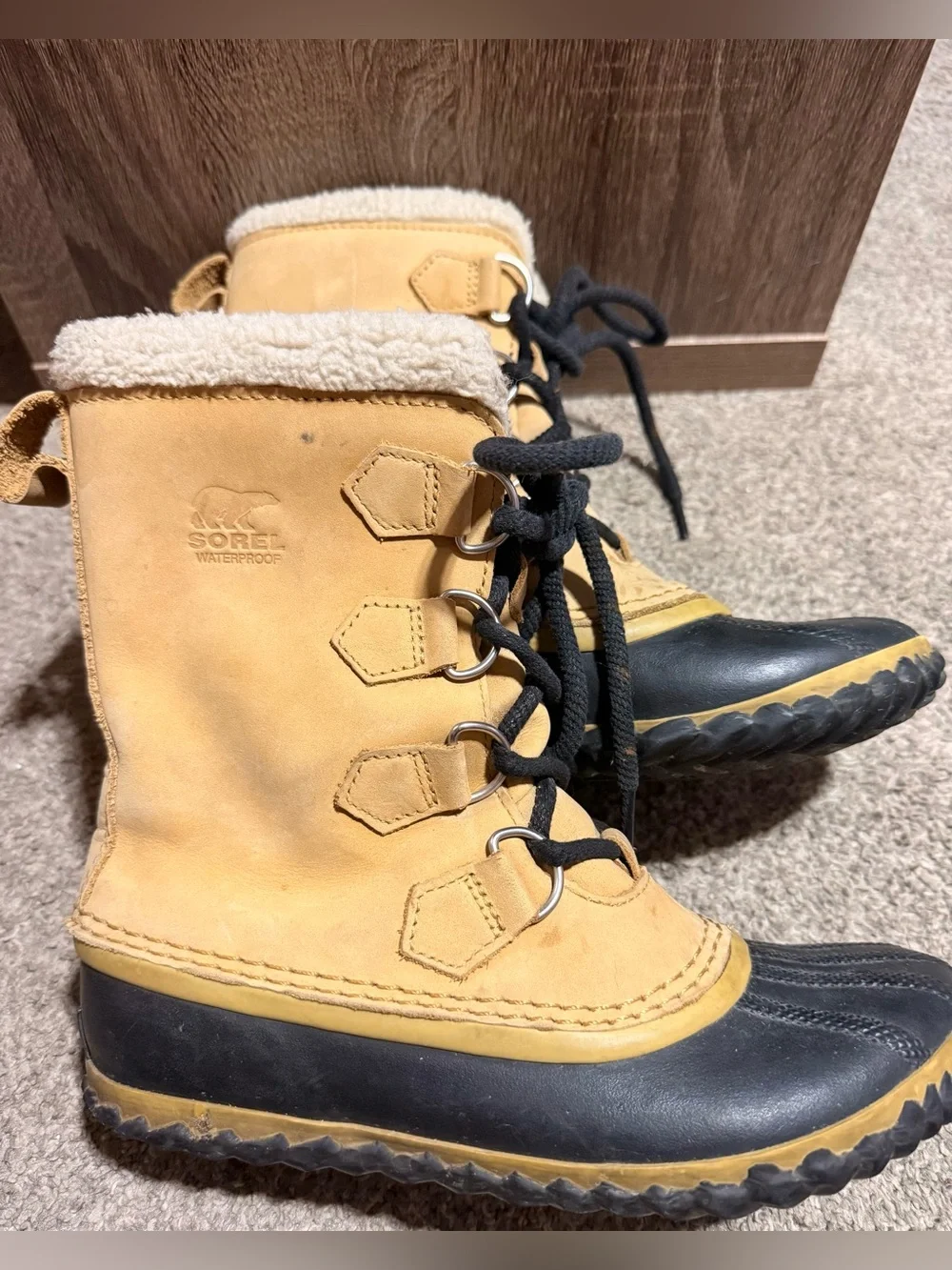 Sorel Caribou Slim Size-7 Women's Winter Boots